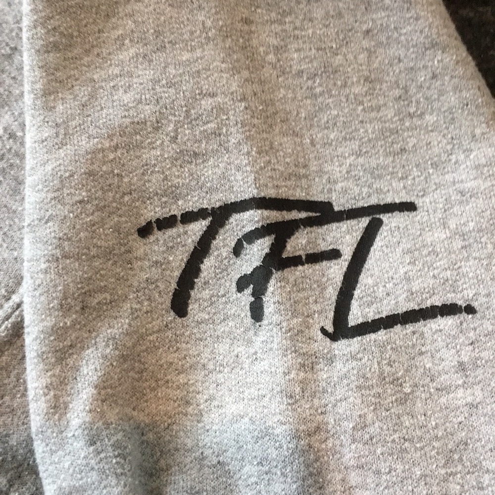 The Fly Life gray hooded sweatshirt - Picture 3 of 4
